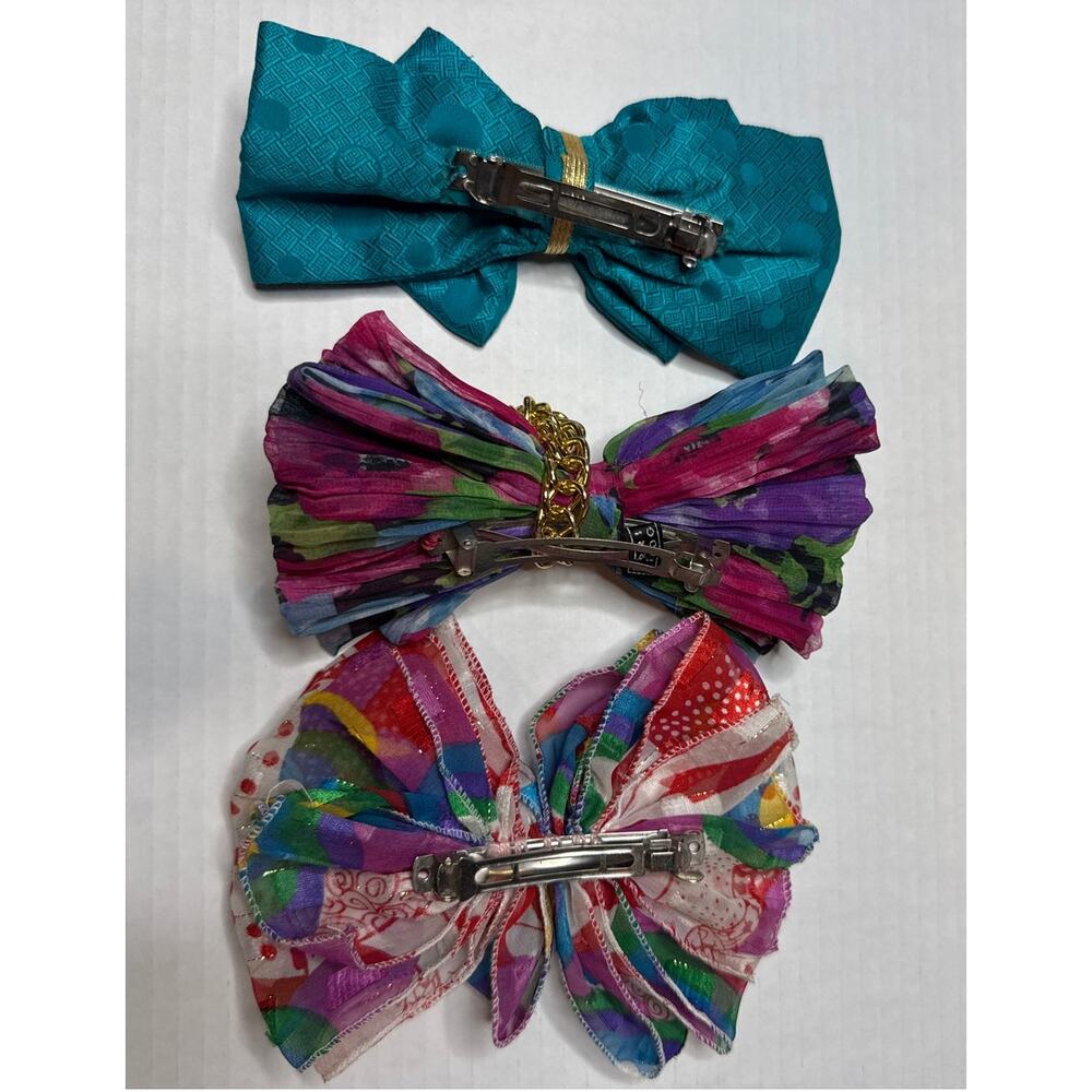 Vintage Kerri Kahn New York Hair accessories & 2 others hand made, bundle of 3 - Picture 8 of 16